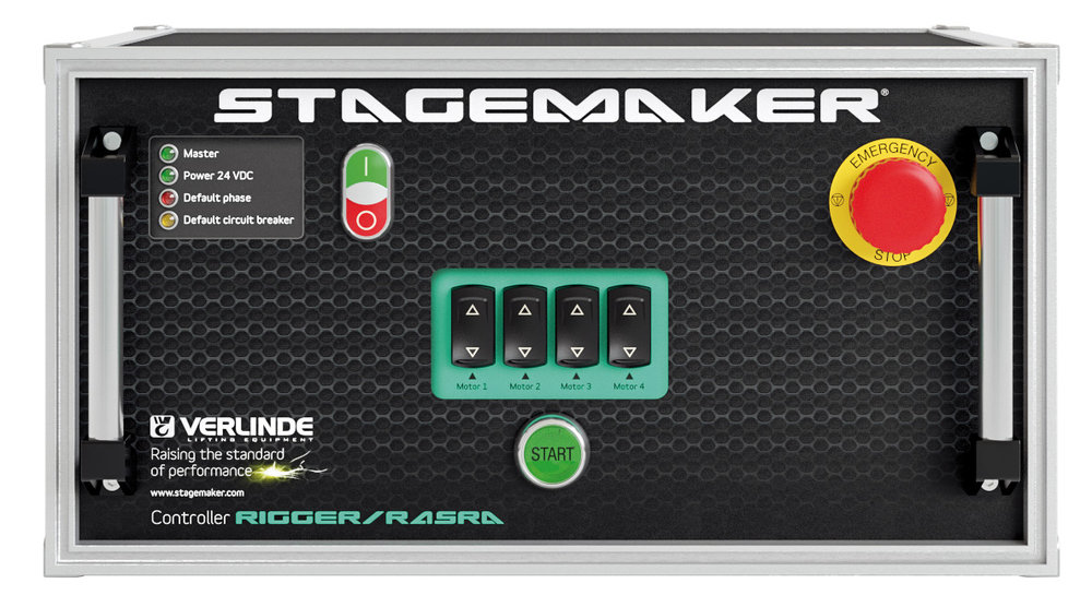 Neue Steuergeräte STAGEMAKER ECO, RIGGER und THEATER für den STAGEMAKER SR